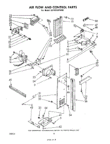 05 - Airflow And Control parts for Whirlpool Refrigerator ED19EKXPWR0 from AppliancePartsPros.com