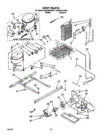 07 - Unit parts for Whirlpool Refrigerator ED20GKXZN01 from AppliancePartsPros.com