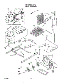 07 - Unit parts for Whirlpool Refrigerator ED20HKXWW00 from AppliancePartsPros.com