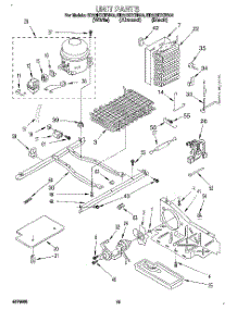 10 - Unit parts for Whirlpool Refrigerator ED22HDXBW00 from AppliancePartsPros.com