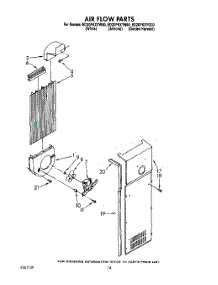08 - Air Flow parts for Whirlpool Refrigerator ED20PKXYN00 from AppliancePartsPros.com