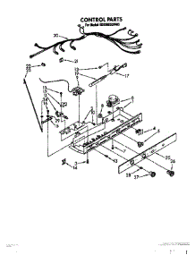 09 - Control, Lit / Optional parts for Whirlpool Refrigerator ED20SKXXW00 from AppliancePartsPros.com