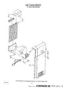 08 - Air Flow parts for Whirlpool Refrigerator ED20ZKXWW00 from AppliancePartsPros.com