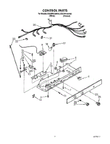 04 - Control parts for Whirlpool Refrigerator ED20PKXAW02 from AppliancePartsPros.com