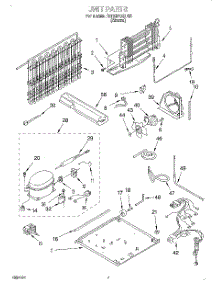 04 - Unit parts for Whirlpool Refrigerator 7ET20PKXDN01 from AppliancePartsPros.com