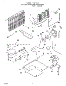 05 - Unit parts for Whirlpool Refrigerator 8ET19DKXFN00 from AppliancePartsPros.com