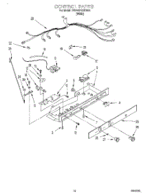 11 - Control parts for Whirlpool Refrigerator 7ED25PQXDW01 from AppliancePartsPros.com