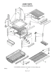 05 - Liner parts for Whirlpool Refrigerator EB19MKXRWR0 from AppliancePartsPros.com