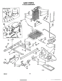 06 - Unit parts for Whirlpool Refrigerator ED22MKXRWR0 from AppliancePartsPros.com