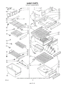 07 - Shelf, Lit / Optional parts for Whirlpool Refrigerator ED22MKXRWR0 from AppliancePartsPros.com