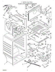02 - Liner parts for Whirlpool Refrigerator 8ET19DKXFW01 from AppliancePartsPros.com