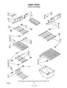 06 - Shelf parts for Whirlpool Refrigerator ED19SKXRWR1 from AppliancePartsPros.com