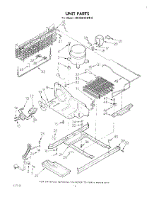 07 - Unit parts for Whirlpool Refrigerator EB19AKXLWR0 from AppliancePartsPros.com