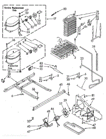 Unit parts for Whirlpool Refrigerator ED20PKXSG03 from AppliancePartsPros.com