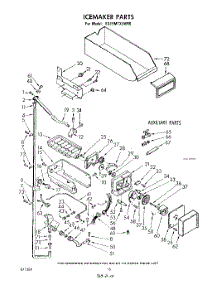 09 - Icemaker parts for Whirlpool Refrigerator ED19MTXLWR0 from AppliancePartsPros.com