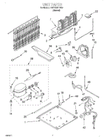 04 - Unit parts for Whirlpool Refrigerator 7MET18GKDN00 from AppliancePartsPros.com