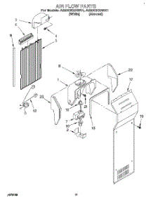06 - Air Flow parts for Whirlpool Refrigerator AS20CKXAW01 from AppliancePartsPros.com