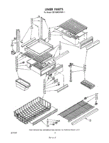 05 - Liner parts for Whirlpool Refrigerator EB19MKXRWR1 from AppliancePartsPros.com