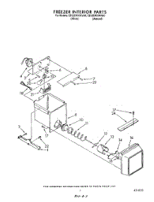 06 - Freezer Interior parts for Whirlpool Refrigerator ED22DWXWW00 from AppliancePartsPros.com