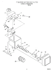 05 - Freezer Interior parts for Whirlpool Refrigerator 7RS22AWXEW00 from AppliancePartsPros.com