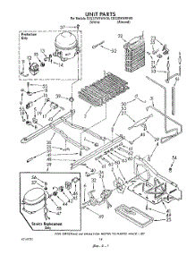 10 - Unit parts for Whirlpool Refrigerator ED22DWXWW00 from AppliancePartsPros.com