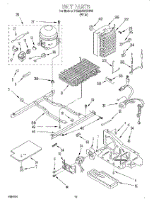 09 - Unit parts for Whirlpool Refrigerator 7RS22AWXEW00 from AppliancePartsPros.com
