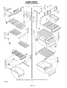 04 - Liner parts for Whirlpool Refrigerator ED19AKXRWR4 from AppliancePartsPros.com