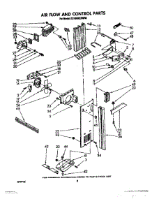 05 - Air Flow And Control parts for Whirlpool Refrigerator ED19SKXRWR0 from AppliancePartsPros.com