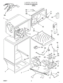 03 - Liner parts for Whirlpool Refrigerator 8VET20NKHW00 from AppliancePartsPros.com