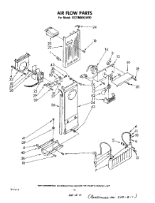 08 - Air Flow parts for Whirlpool Refrigerator ED22MMXLWR0 from AppliancePartsPros.com