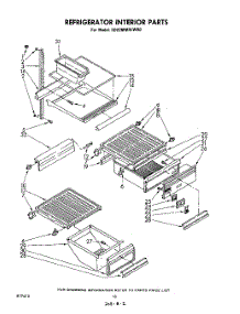09 - Refrigerator Interior , Lit / Optional parts for Whirlpool Refrigerator ED22MMXLWR0 from AppliancePartsPros.com