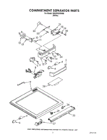 04 - Compartment Separator parts for Whirlpool Refrigerator EB22RKXXW00 from AppliancePartsPros.com