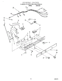 11 - Control parts for Whirlpool Refrigerator 8ED27DQXDN02 from AppliancePartsPros.com