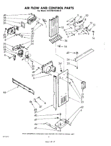 03 - Air Flow And Control , Literature A parts for Whirlpool Refrigerator ED22MKXLWR0 from AppliancePartsPros.com