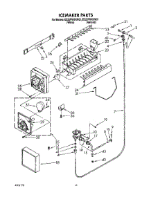 13 - Icemaker, Lit / Optional parts for Whirlpool Refrigerator ED22PWXXN00 from AppliancePartsPros.com