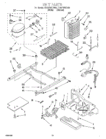 10 - Unit parts for Whirlpool Refrigerator ED20TWXDN02 from AppliancePartsPros.com