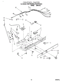 09 - Control parts for Whirlpool Refrigerator ED20TWXDW00 from AppliancePartsPros.com