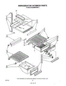 09 - Refrigerator Interior , Lit / Optional parts for Whirlpool Refrigerator ED22MMXRWR3 from AppliancePartsPros.com