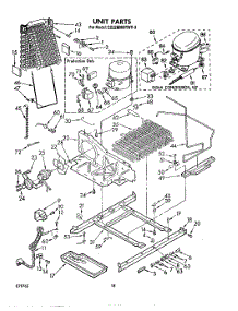 10 - Unit parts for Whirlpool Refrigerator ED22MMXRWR3 from AppliancePartsPros.com