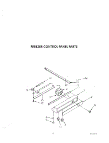12 - Freezer Control Panel parts for Whirlpool Refrigerator ARG490 from AppliancePartsPros.com