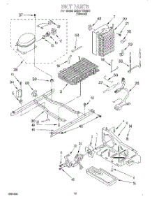 08 - Unit parts for Whirlpool Refrigerator ED20F134RN0 from AppliancePartsPros.com