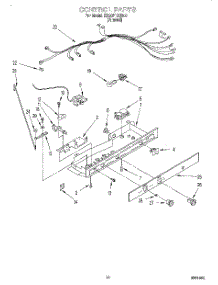 10 - Control parts for Whirlpool Refrigerator ED20F134RN0 from AppliancePartsPros.com