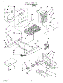 07 - Unit parts for Whirlpool Refrigerator 6ED20TKXFW00 from AppliancePartsPros.com