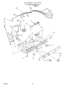 08 - Control, Lit / Optional parts for Whirlpool Refrigerator 6ED20TKXFW00 from AppliancePartsPros.com