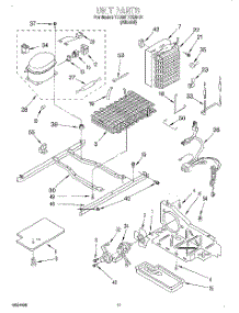 07 - Unit parts for Whirlpool Refrigerator 7ED20TKXDN01 from AppliancePartsPros.com