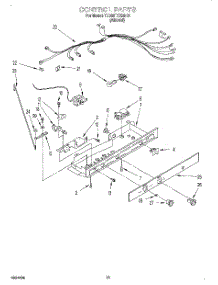 08 - Control, Lit / Optional parts for Whirlpool Refrigerator 7ED20TKXDN01 from AppliancePartsPros.com
