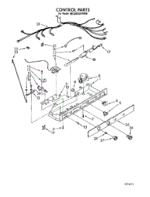 13 - Control parts for Whirlpool Refrigerator 6ED25DQXVW00 from AppliancePartsPros.com