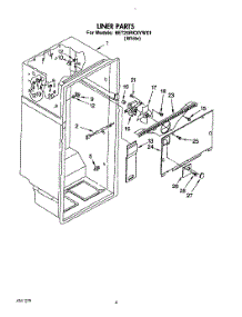 03 - Liner parts for Whirlpool Refrigerator 6ET20RKXYW01 from AppliancePartsPros.com