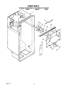 02 - Liner parts for Whirlpool Refrigerator 8ET18ZKXAW00 from AppliancePartsPros.com
