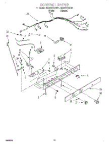 08 - Control, Lit / Optional parts for Whirlpool Refrigerator 8ED20TKXDN01 from AppliancePartsPros.com